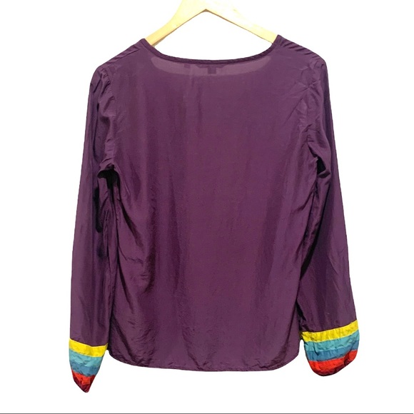 Boden silk blend puff sleeve blouse - Picture 4 of 4